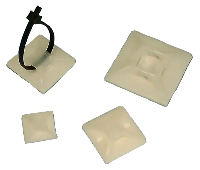 0.50-Inch Square Tie Mount – 25-Unit Set, #13-1025 1