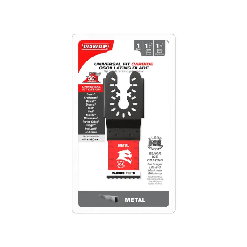 1-1/4-Inch Amped Steel Demon Carbide-Tipped Oscillating Blade For Metal 1