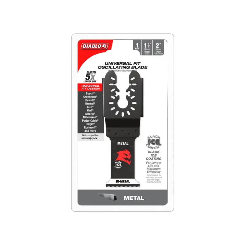 1-1/4-Inch Steel Demon Bi-Metal Oscillating Blade For Metal Cutting 1