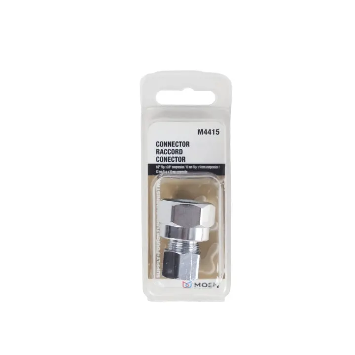 1/2" Npt Iron Pipe Female To 3/8" Compression Adapter 1