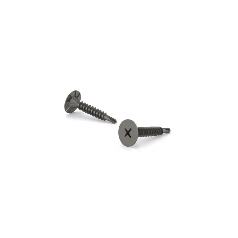 1-5/8" Cement Board Screw – Phillips Drive, Fine Thread, Self-Drilling Tip, 500-Pack 1