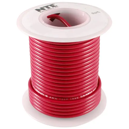 100-Foot 24 Awg Stranded Red Hook-Up Wire 1