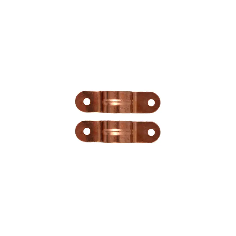 100-Pack Copper-Clad Tube Clips With Nails – 3/4-Inch Size 1