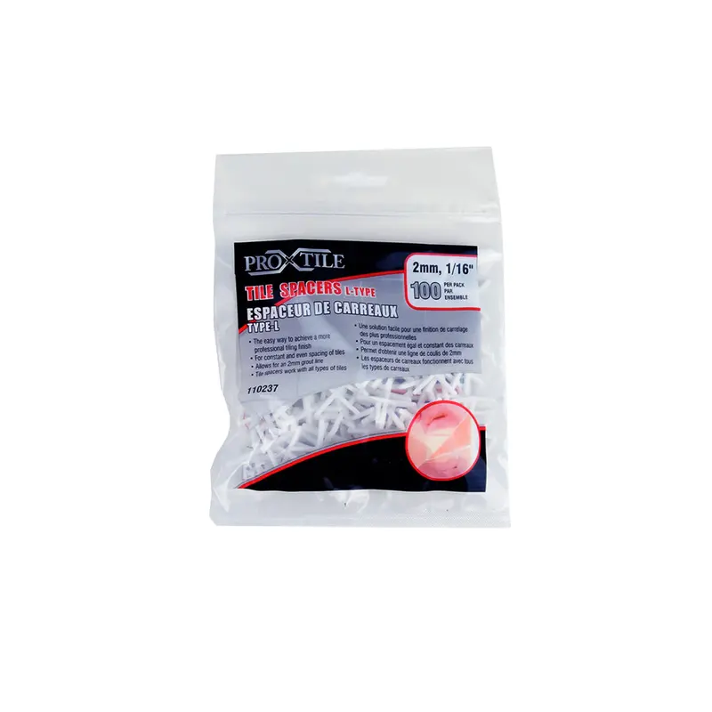 100-Piece 2Mm (3/32-Inch) Ceramic Tile Spacers 1