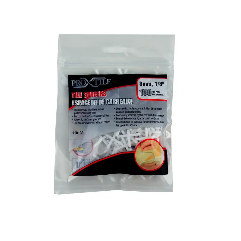 100-Piece 3Mm (1/8-Inch) Tile Alignment Spacers 1