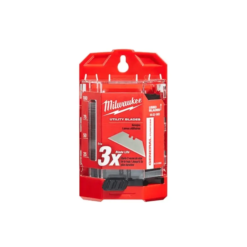 100-Piece General Purpose Utility Blades With Built-In Dispenser 1