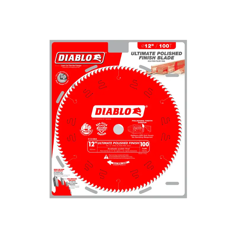12-Inch 100-Tooth Ultimate Polished-Finish Circular Saw Blade 1