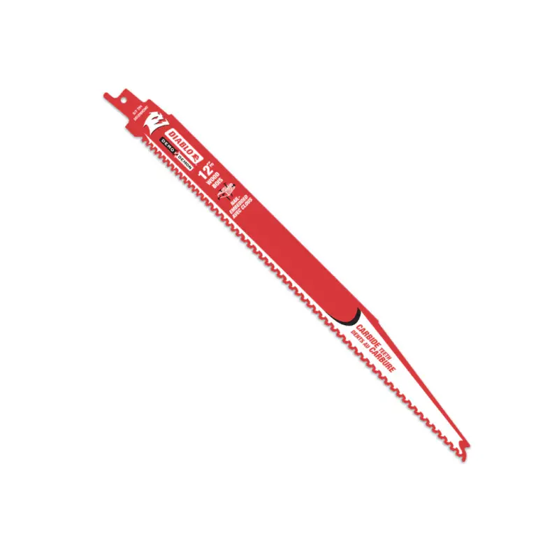 12-Inch 5/7 Tpi Carbide-Tipped Reciprocating Saw Blade – Nail-Embedded Wood 1