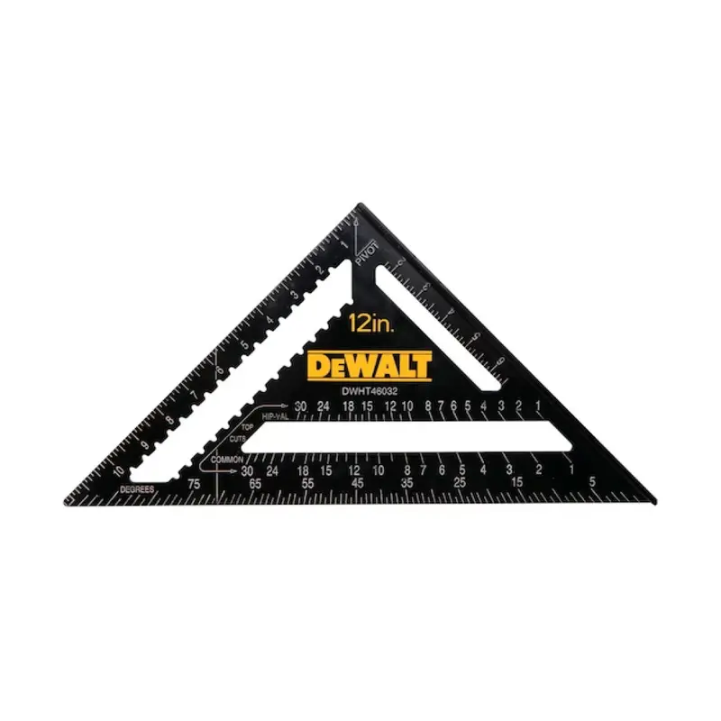 12" Premium Rafter Square – Heavy-Gauge Steel For Accurate Roof Framing 1