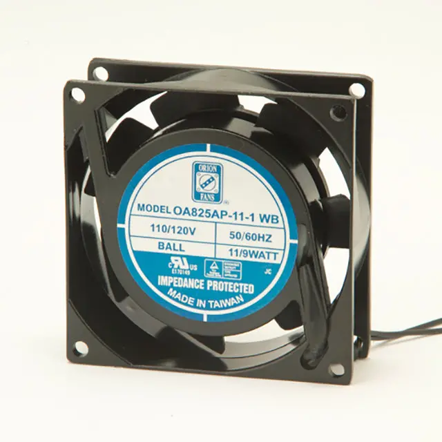 120V Ac Ball Bearing Fan – 80Mm × 25Mm With Lead Wires 1
