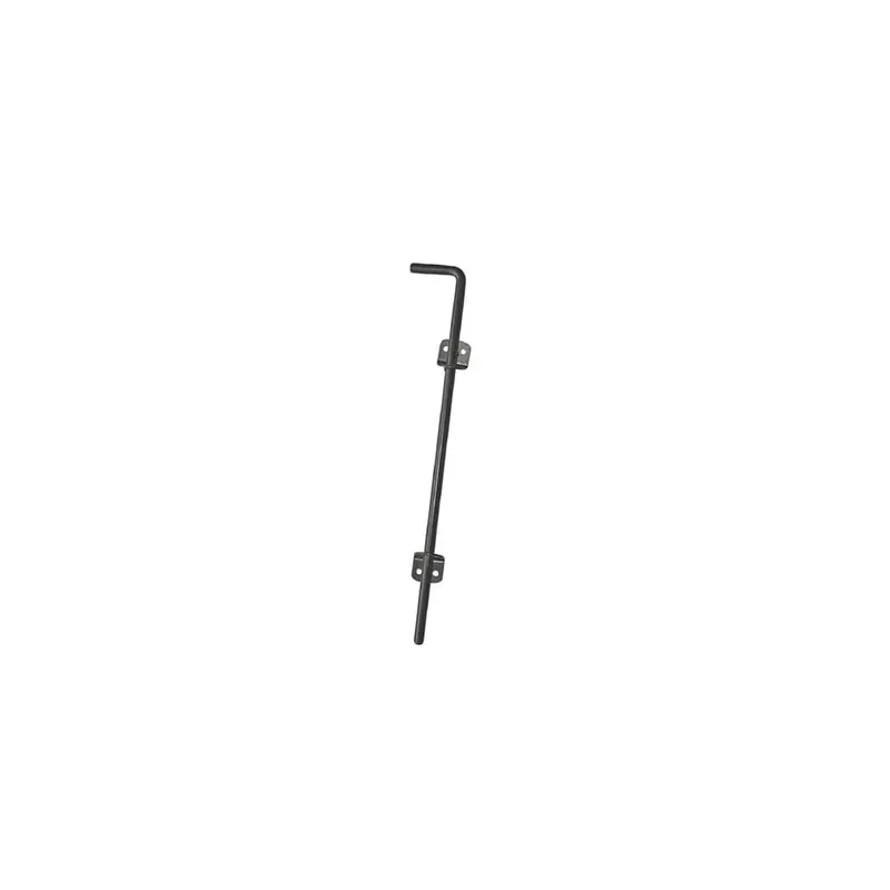 18-Inch Black Galvanized Cane Bolt – Adjustable Hardware 1
