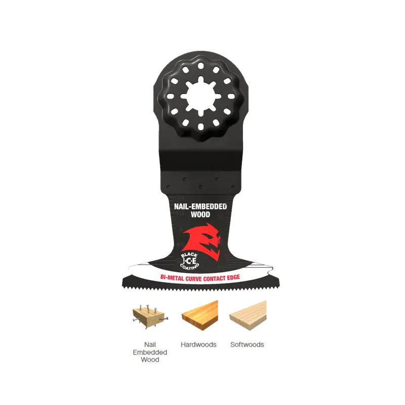 2-1/2" Starlock Bi-Metal Oscillating Blade – Nail-Rich Wood (10-Pack) 1