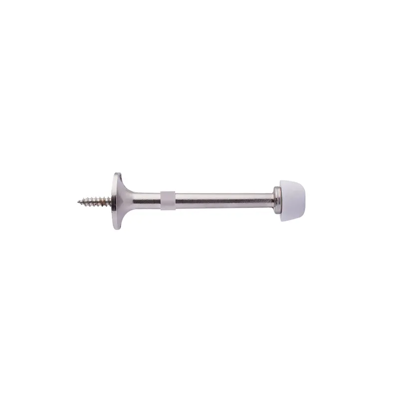 2-7/8-Inch Die-Cast Satin Nickel Door Stop 1