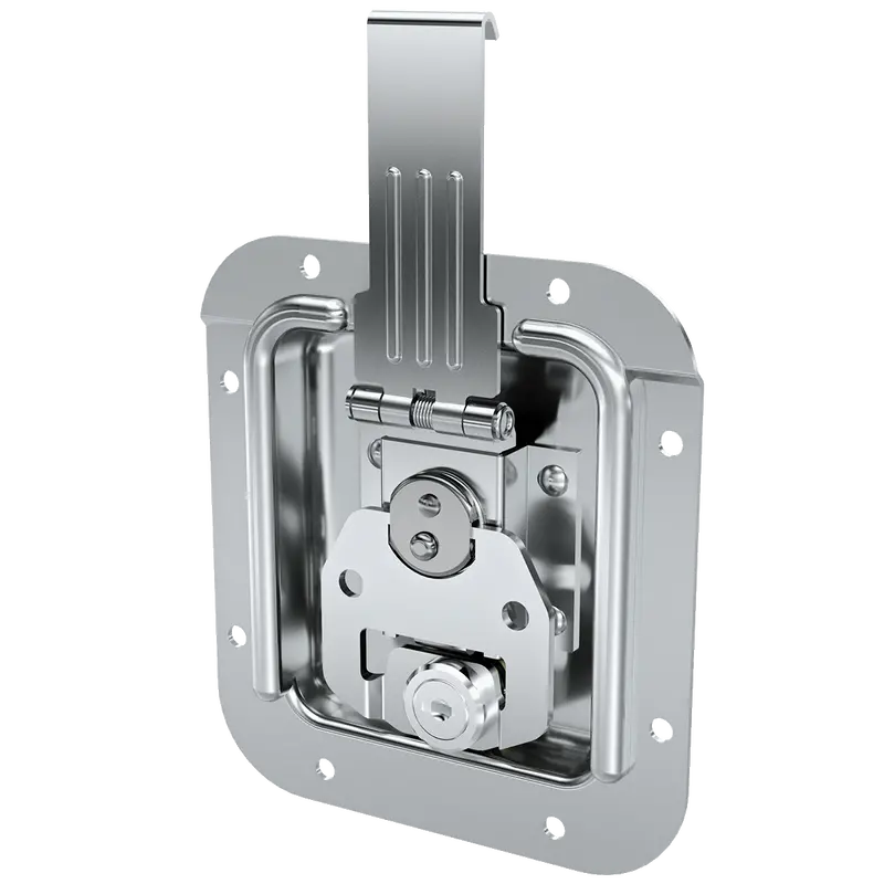 2-7/8" Key-Lockable Valance-Spanning Catch With Offset 1