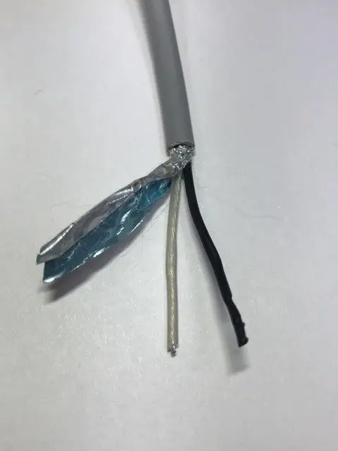 2-Conductor 22 Awg Foil-Shielded Stranded Cable With Pvc Jacket 1