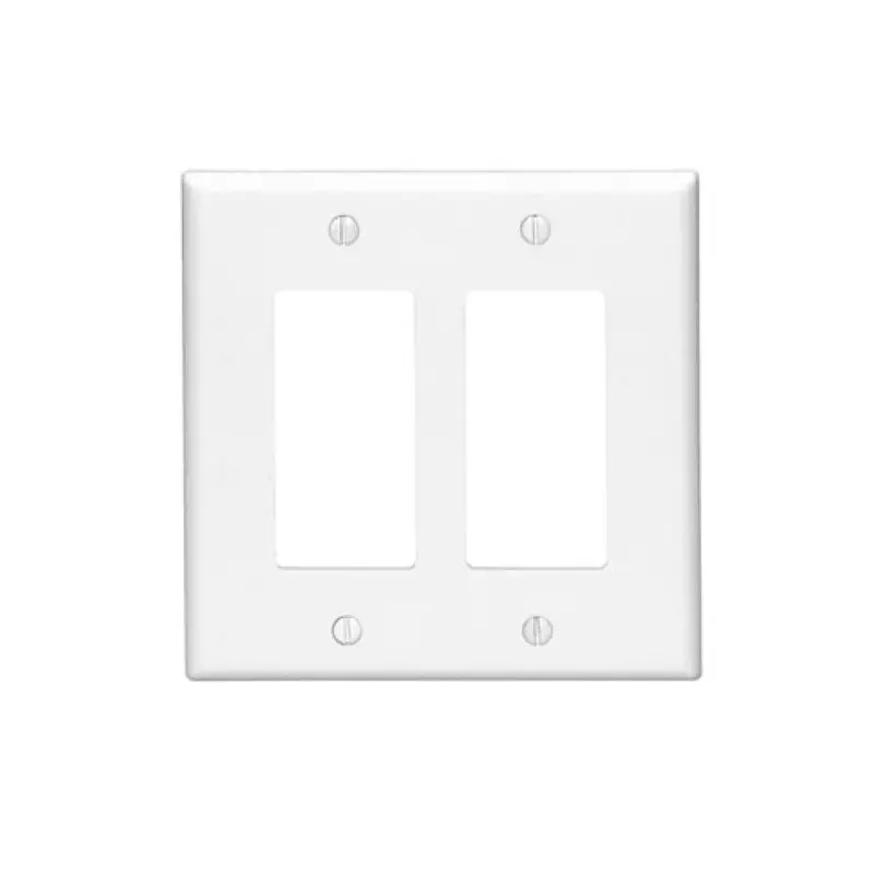 2-Gang Decora/Gfci Wallplate – Thermoplastic Nylon, White, Model Pj262-W 1