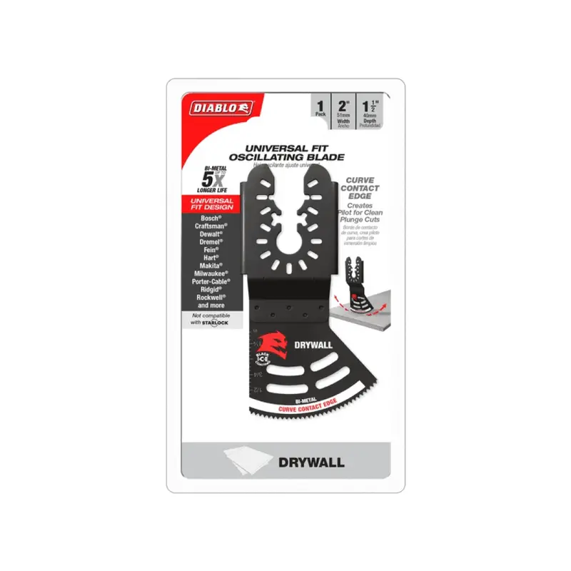 2-Inch Universal Bi-Metal Oscillating Blade For Drywall Cutting 1