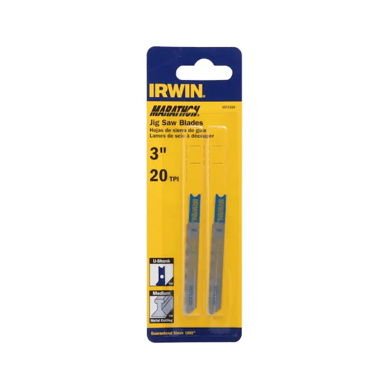 2-Pack U-Shank Jig Saw Blades – 3-1/4", 20 Tpi, Bi-Metal 1