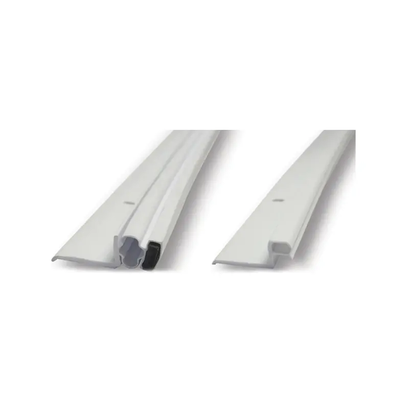 2" X 82" White Magnetic Polymer Door Jamb Strip 1