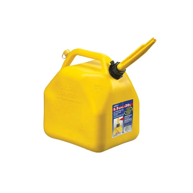 20-Liter (5.3-Gallon) Yellow Diesel Fuel Can – Ul-Listed Portable Container 1