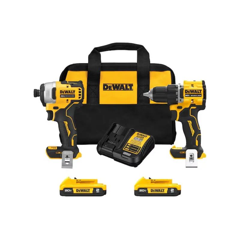 20V Brushless Dual-Tool Kit: Compact Drill/Driver + Impact Driver 1