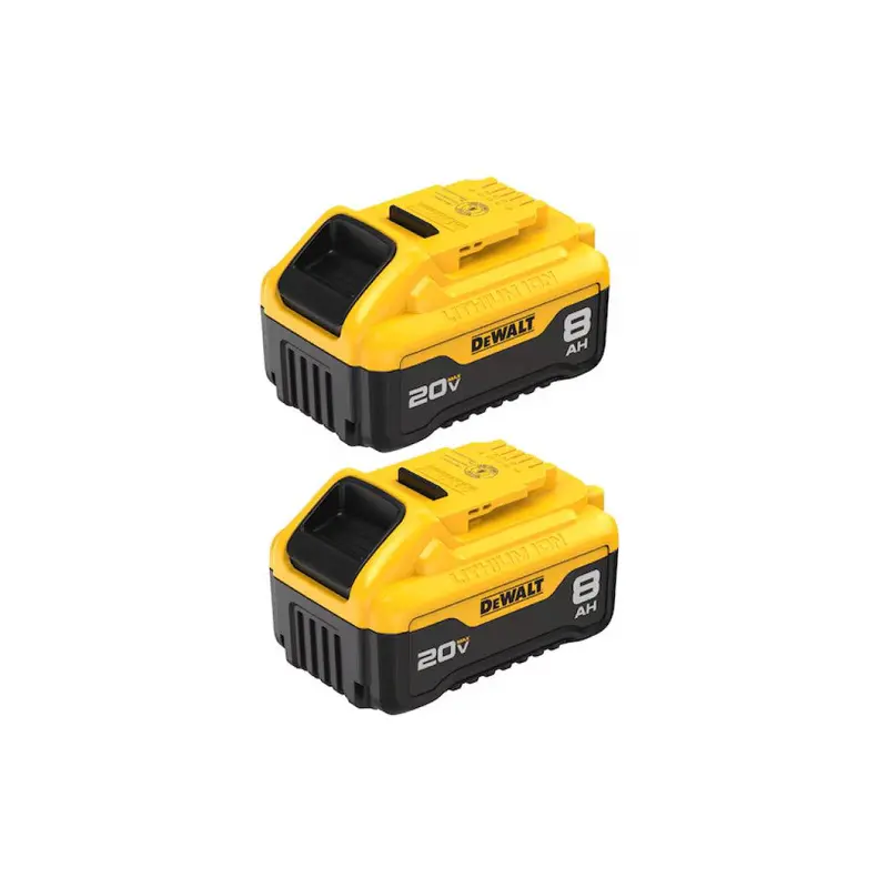 20V Max 8Ah Lithium-Ion Battery Pack (2-Pack) 1