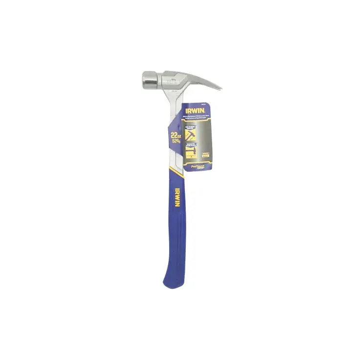 22 Oz Milled-Face Steel Hammer – Full-Polish One-Piece Construction 1