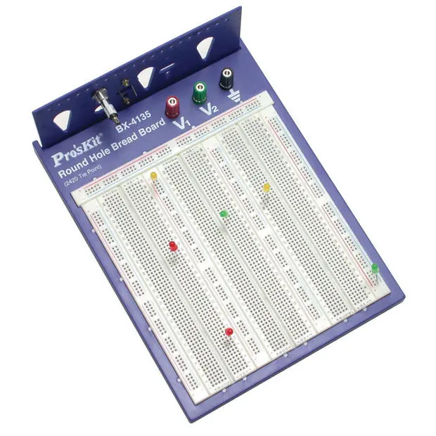 2420-Hole Round-Grid Solderless Breadboard 1