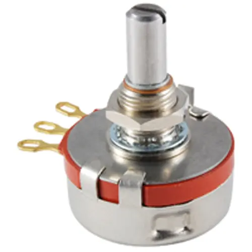 250 Ohm High-Power Potentiometer — 2W, 1/4-Inch Shaft, #501-0003 1
