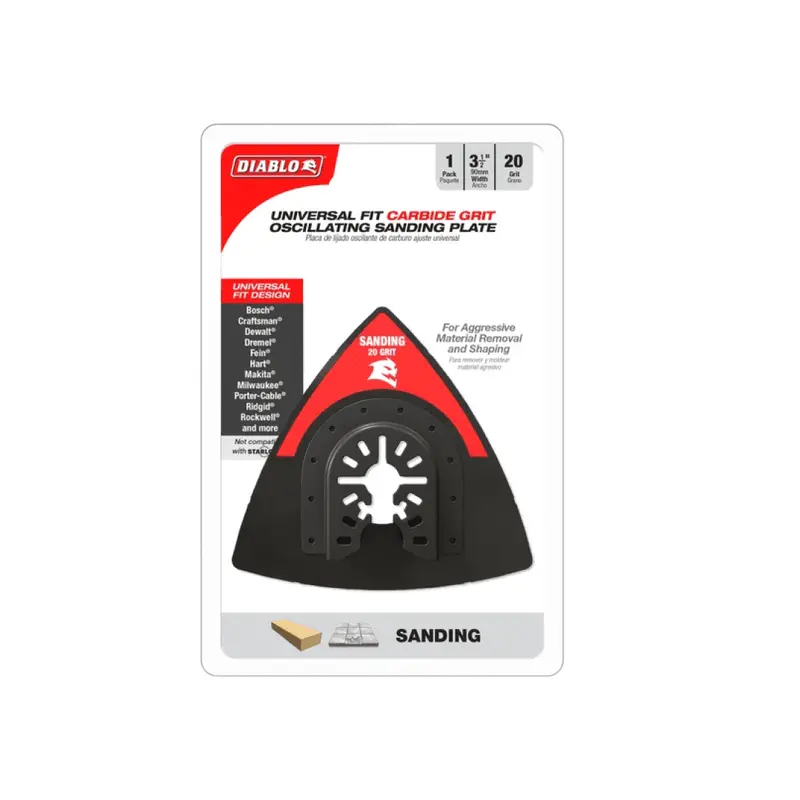 3-1/2-Inch 20-Grit Universal Oscillating Sanding Pad 1