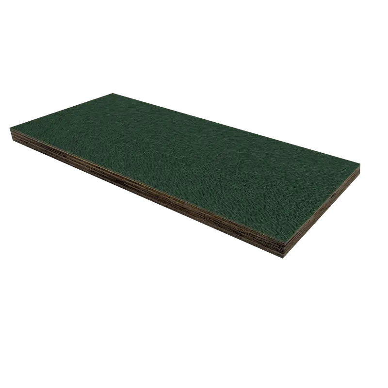 3/4" Birch Plywood Laminate – Forest Green Surface 1