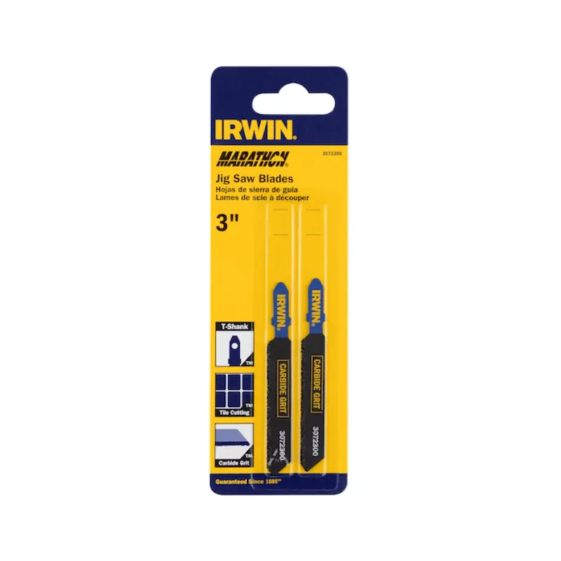 3-Inch T-Shank Carbide-Grit Jig Saw Blade (2-Pack) For Hard Materials 1