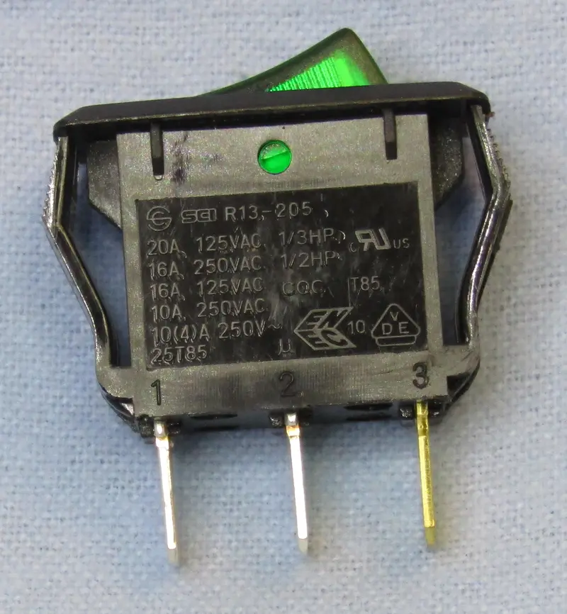 30-730 Appliance-Grade Rocker Switch 1