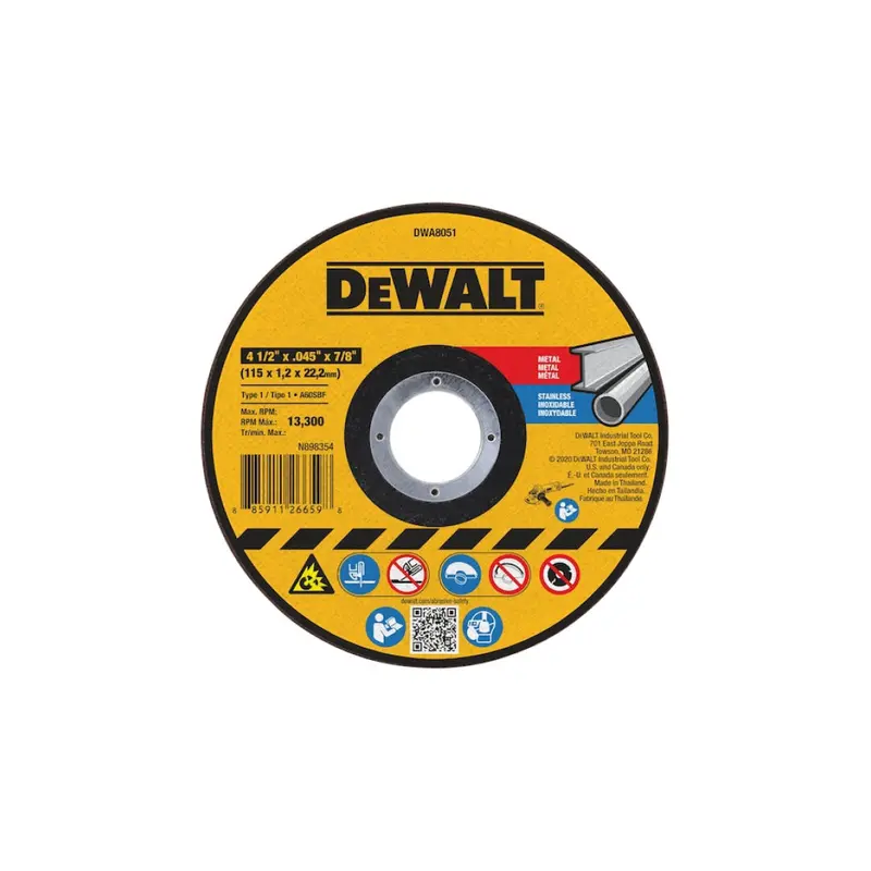 4-1/2-Inch General Purpose Cutting Wheels – 0.45" Thick, 7/8" Arbor 1