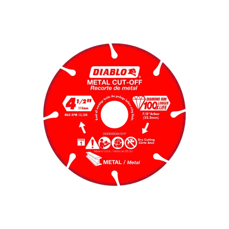 4.5-Inch Diamond Metal Cut-Off Grinding Disc 1