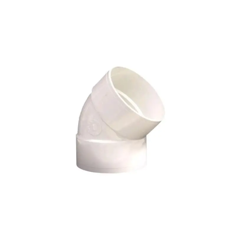 4"/6" Bds/Bnq 45° Hub-To-Hub Pvc Elbow 1
