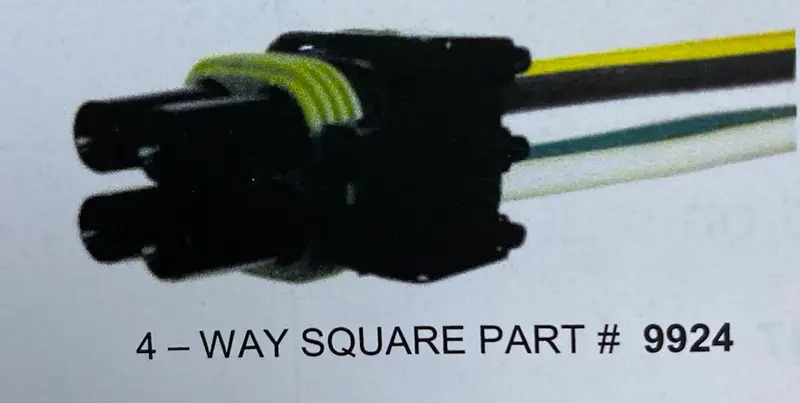 4-Pin Female Weather-Pack Connector With Stranded 16 Awg Wires – 9924P 1