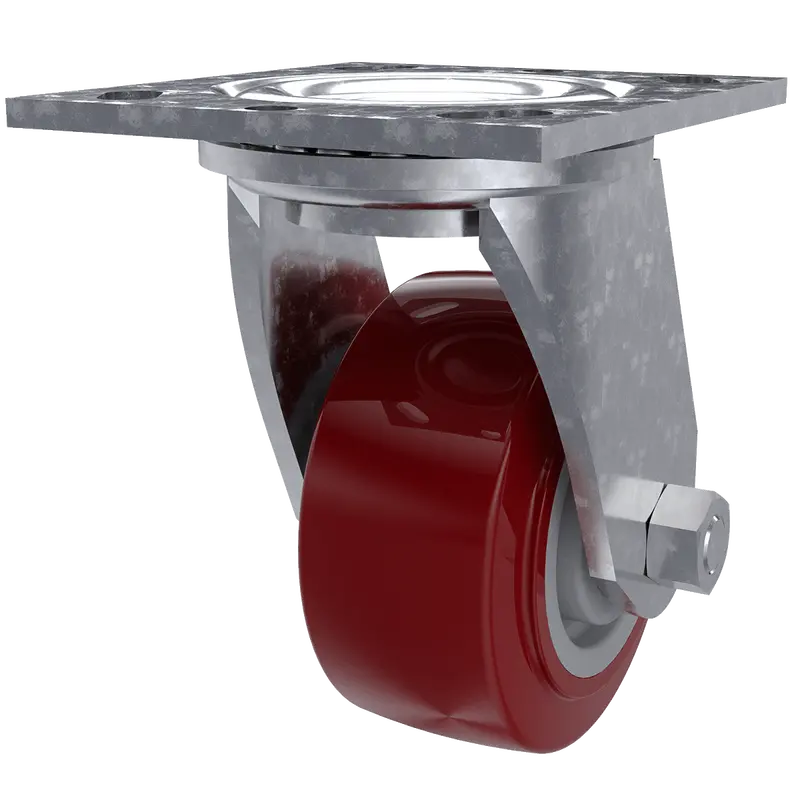 4" Poly Hi-Tech Swivel Caster – Non-Braking 1