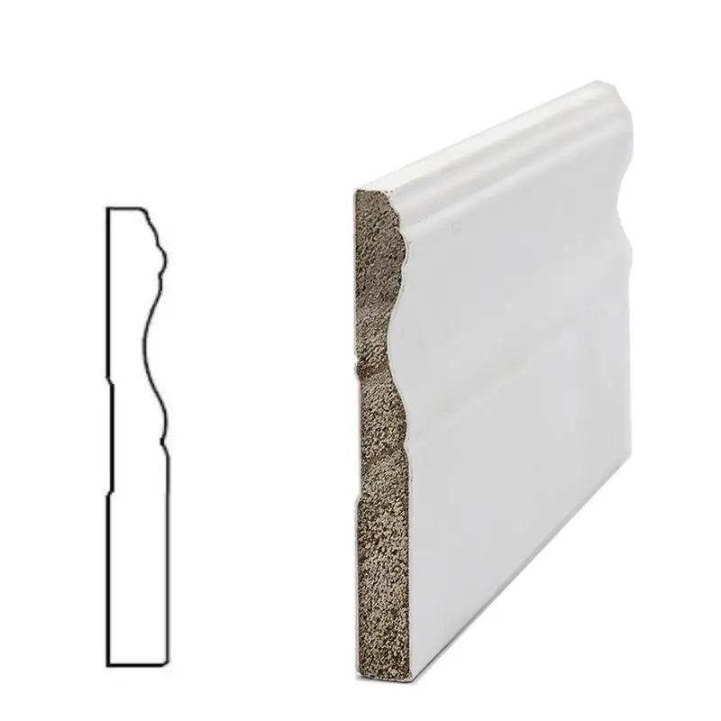 4" X 1/2" Colonial Wood Baseboard - C 1
