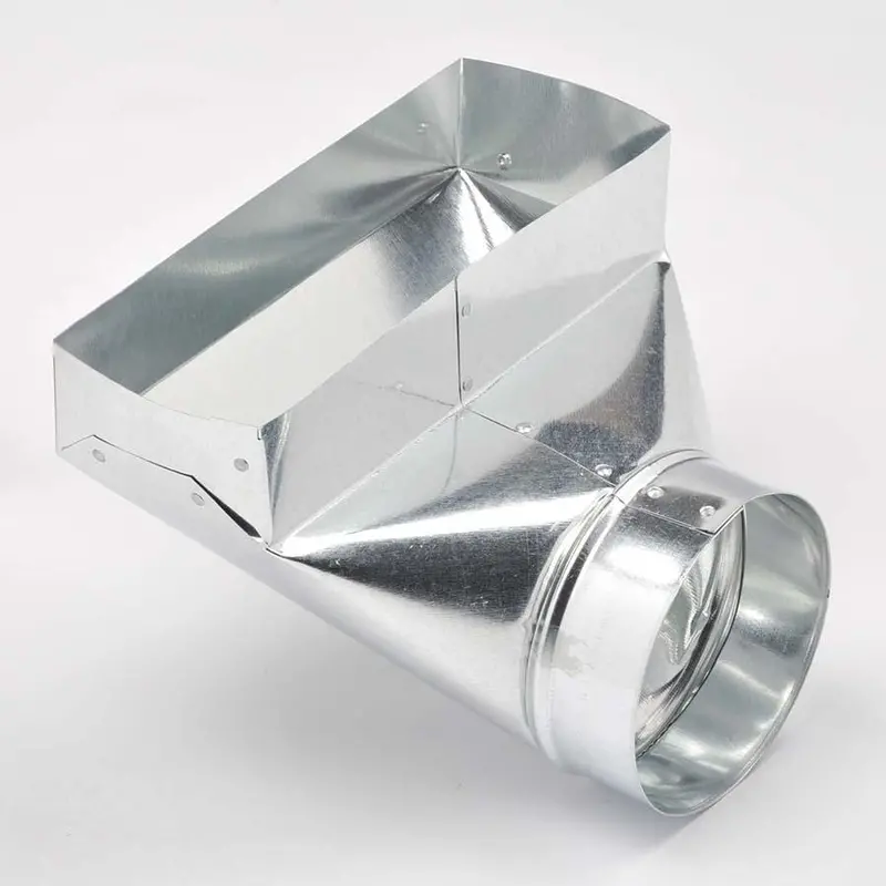 4" × 10" Angled Duct Boot Fitting 1