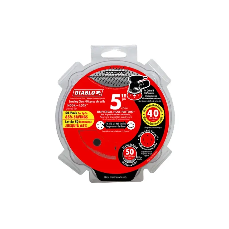 5-Inch 40-Grit Hook & Lock Random Orbital Sanding Discs 1