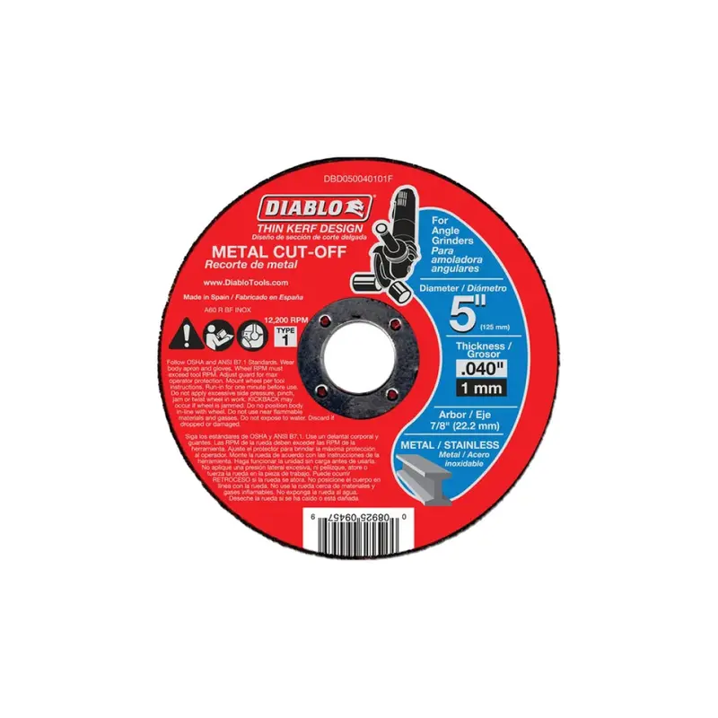 5-Inch Metal Cutting Disc For Angle Grinders 1