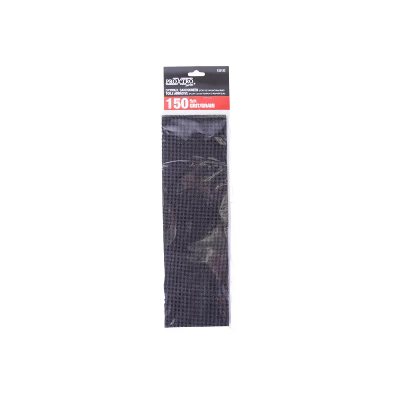 5-Pack Drywall Sandscreens – 150-Grit For Irwin 122150 Sander 1