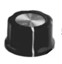 6.35Mm (1/4") X 27Mm Knob – Two-Piece Pack 1