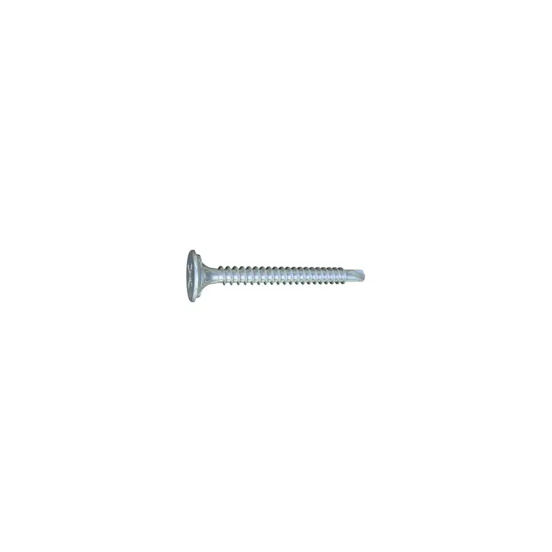6-Gauge 1-5/8-Inch Phillips Scavenger® Head Fine-Thread Drill Point Screws – Clear Zinc, 5 Lb 1