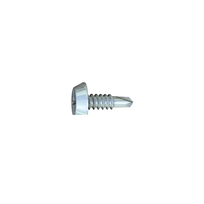 6-Gauge 7/16-Inch Phillips Pan Framing Head Fine-Thread Tek 3 Drill Point Screws – Clear Zinc, 5 Lb 1
