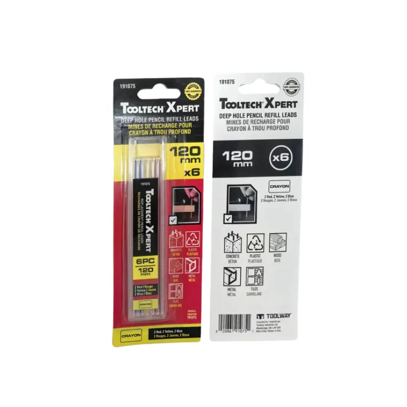 6-Pack Mixed-Color Graphite Refills For Steel Pencils (120 Mm) 1