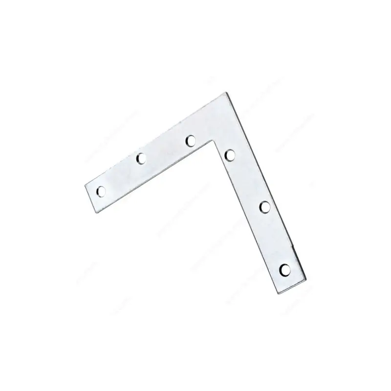 6" × 1" Zinc-Plated Flat Corner Bracket 1