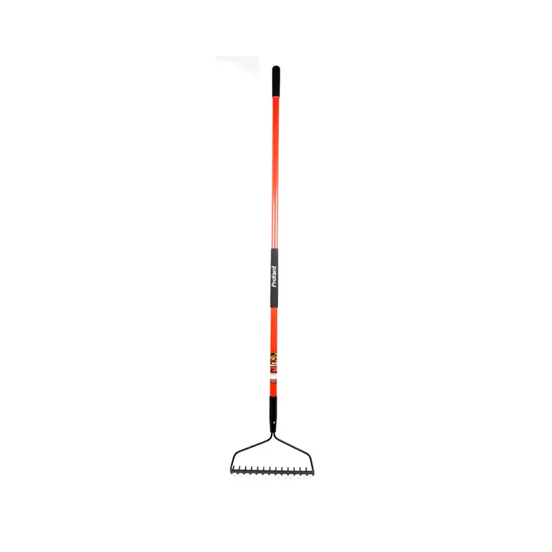 62-Inch Bow Rake – 14-Tine Steel Head With Fiberglass Handle 1