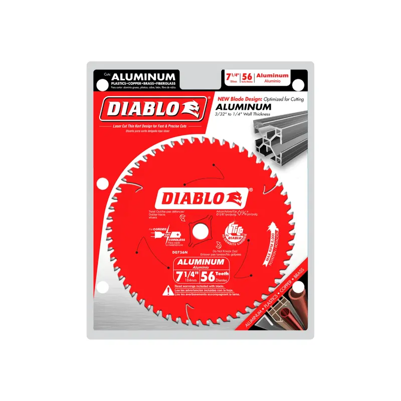 7-1/4-Inch 56-Tooth Aluminum-Cutting Circular Saw Blade 1